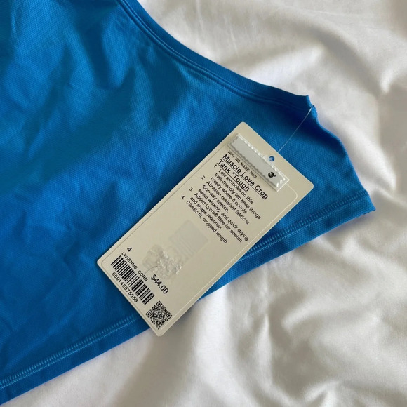 🆕💙 Lululemon Muscle Love Crop Tank Tough - Cornflower - Picture 5 of 8
